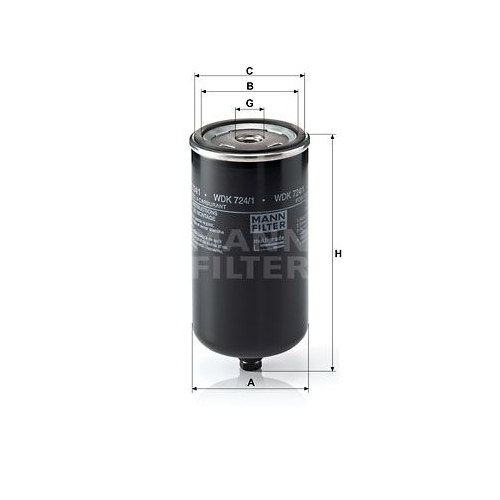 MANN-FILTER Kraftstofffilter