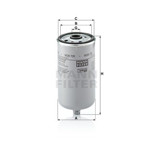 MANN-FILTER Kraftstofffilter
