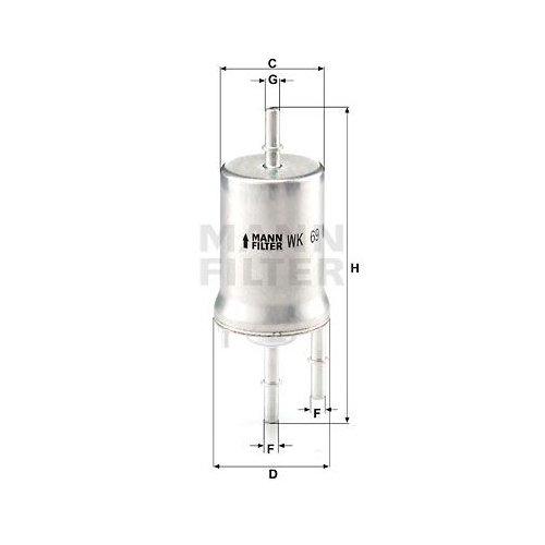 MANN-FILTER Kraftstofffilter