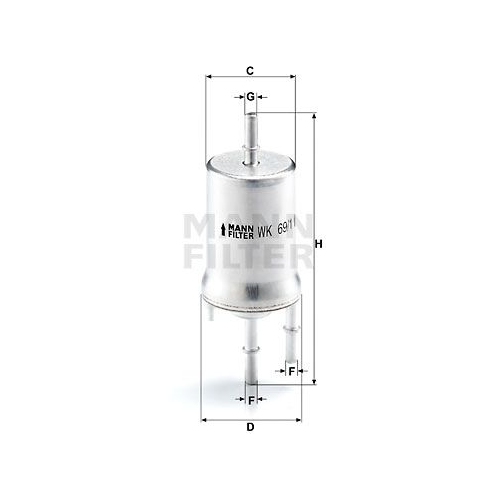 MANN-FILTER Kraftstofffilter