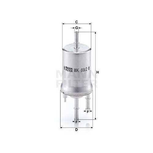 MANN-FILTER Kraftstofffilter