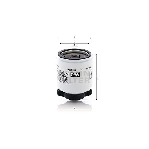 MANN-FILTER Kraftstofffilter