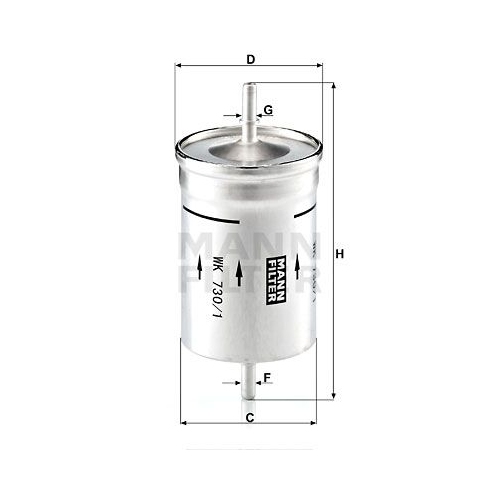 MANN-FILTER Kraftstofffilter