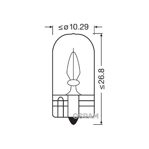 OSRAM Gl&uuml;hlampe, Innenraumleuchte ORIGINAL