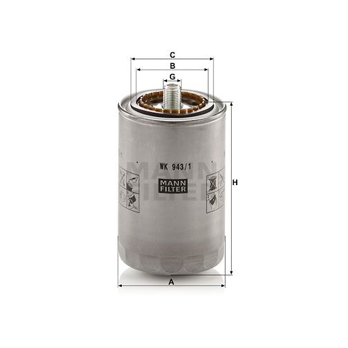 MANN-FILTER Kraftstofffilter