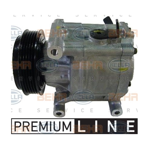 HELLA Kompressor, Klimaanlage BEHR HELLA SERVICE *** PREMIUM LINE ***