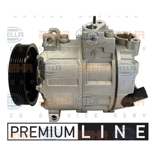 HELLA Kompressor, Klimaanlage BEHR HELLA SERVICE *** PREMIUM LINE ***