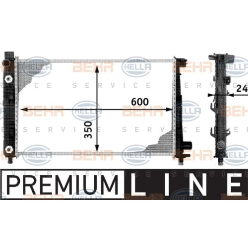 HELLA K&uuml;hler, Motork&uuml;hlung BEHR HELLA SERVICE *** PREMIUM LINE ***