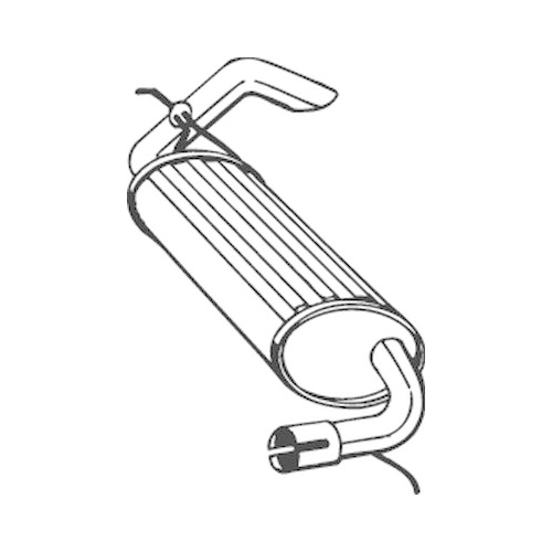 BOSAL Endschalld&auml;mpfer