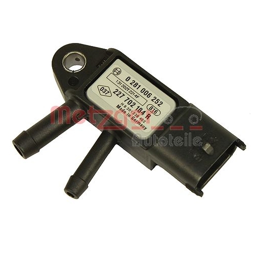 METZGER Sensor, Abgasdruck ORIGINAL ERSATZTEIL