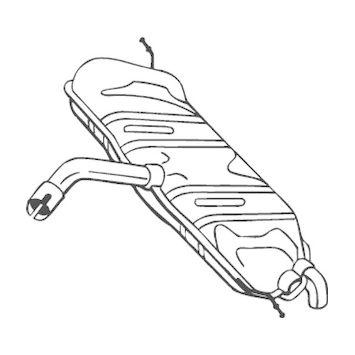 BOSAL Endschalld&auml;mpfer