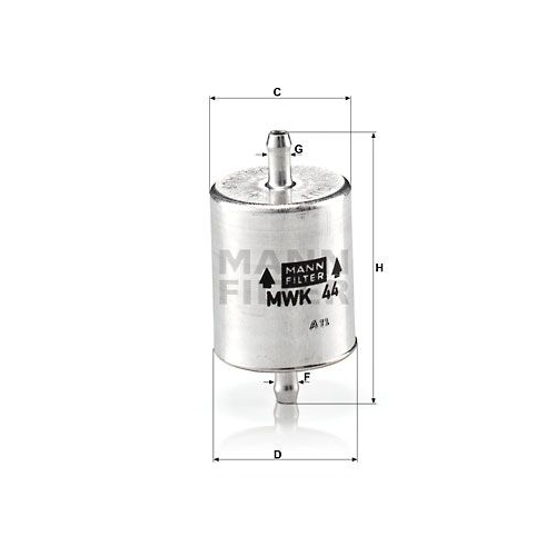 MANN-FILTER Kraftstofffilter
