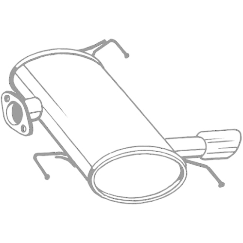 BOSAL Endschalld&auml;mpfer