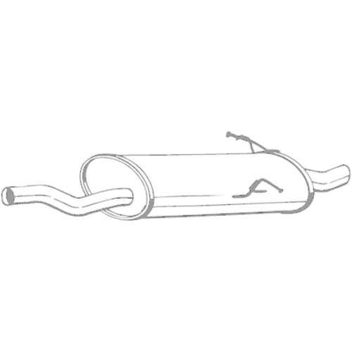 BOSAL Endschalld&auml;mpfer