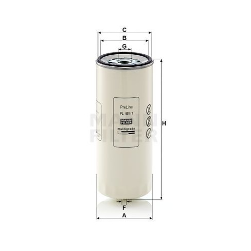 MANN-FILTER Kraftstofffilter
