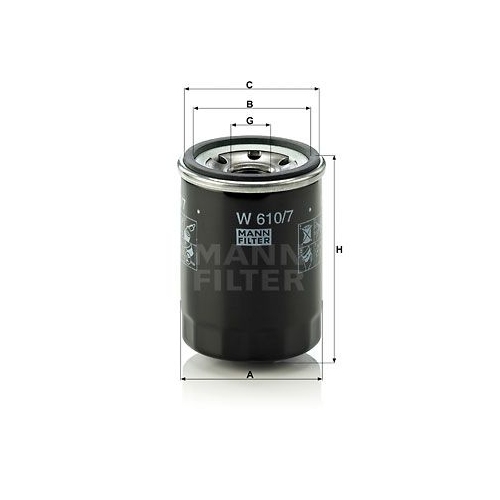 MANN-FILTER &Ouml;lfilter