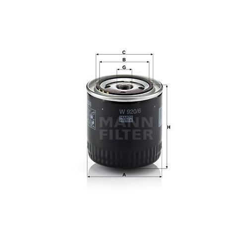 MANN-FILTER &Ouml;lfilter