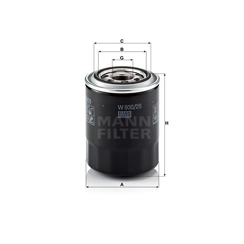 MANN-FILTER &Ouml;lfilter