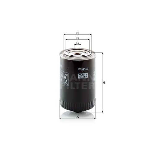 MANN-FILTER &Ouml;lfilter