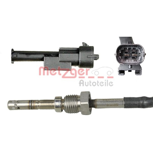 METZGER Sensor, Abgastemperatur ORIGINAL ERSATZTEIL