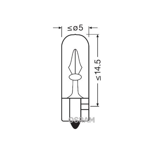 OSRAM Gl&uuml;hlampe, Handschuhfachleuchte ORIGINAL