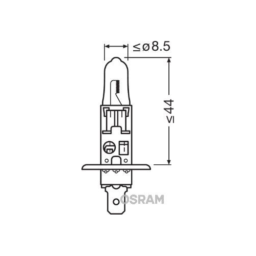 OSRAM Gl&uuml;hlampe, Abbiegescheinwerfer ORIGINAL