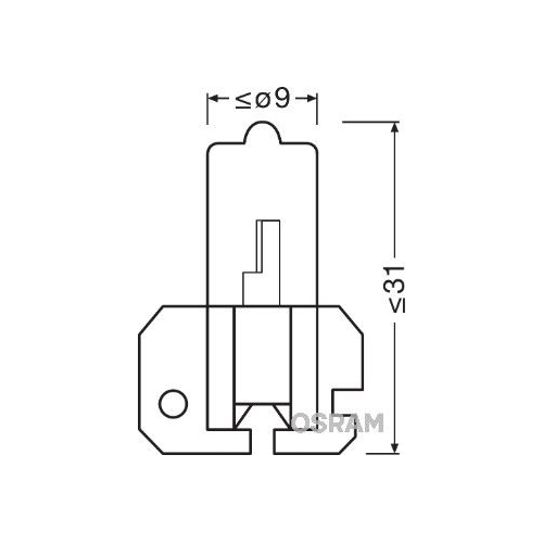 OSRAM Gl&uuml;hlampe, Hauptscheinwerfer ORIGINAL