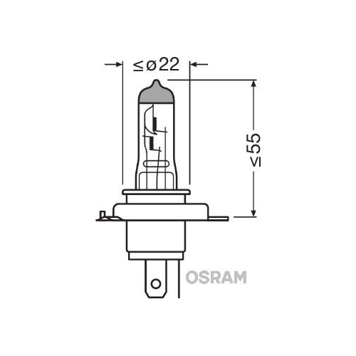 OSRAM Gl&uuml;hlampe, Fernscheinwerfer COOL BLUE INTENSE