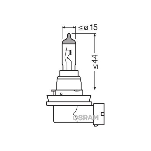 OSRAM Gl&uuml;hlampe, Abbiegescheinwerfer ORIGINAL