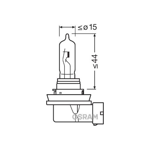 OSRAM Gl&uuml;hlampe, Fernscheinwerfer ORIGINAL