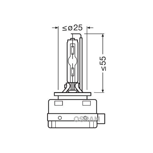 OSRAM Gl&uuml;hlampe, Fernscheinwerfer XENARC ORIGINAL