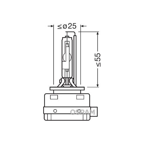 OSRAM Gl&uuml;hlampe, Fernscheinwerfer XENARC ORIGINAL