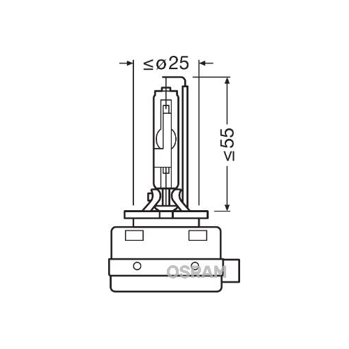 OSRAM Gl&uuml;hlampe, Fernscheinwerfer XENARC ORIGINAL