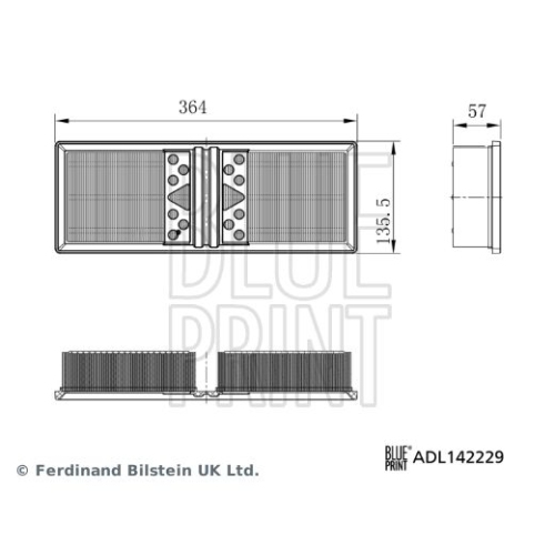 BLUE PRINT Luftfilter
